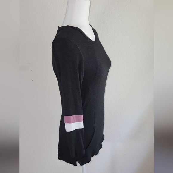 Market & Spruce Long Sleeve Falina Kangaroo Pocket Knit Top XS - Picture 6 of 9